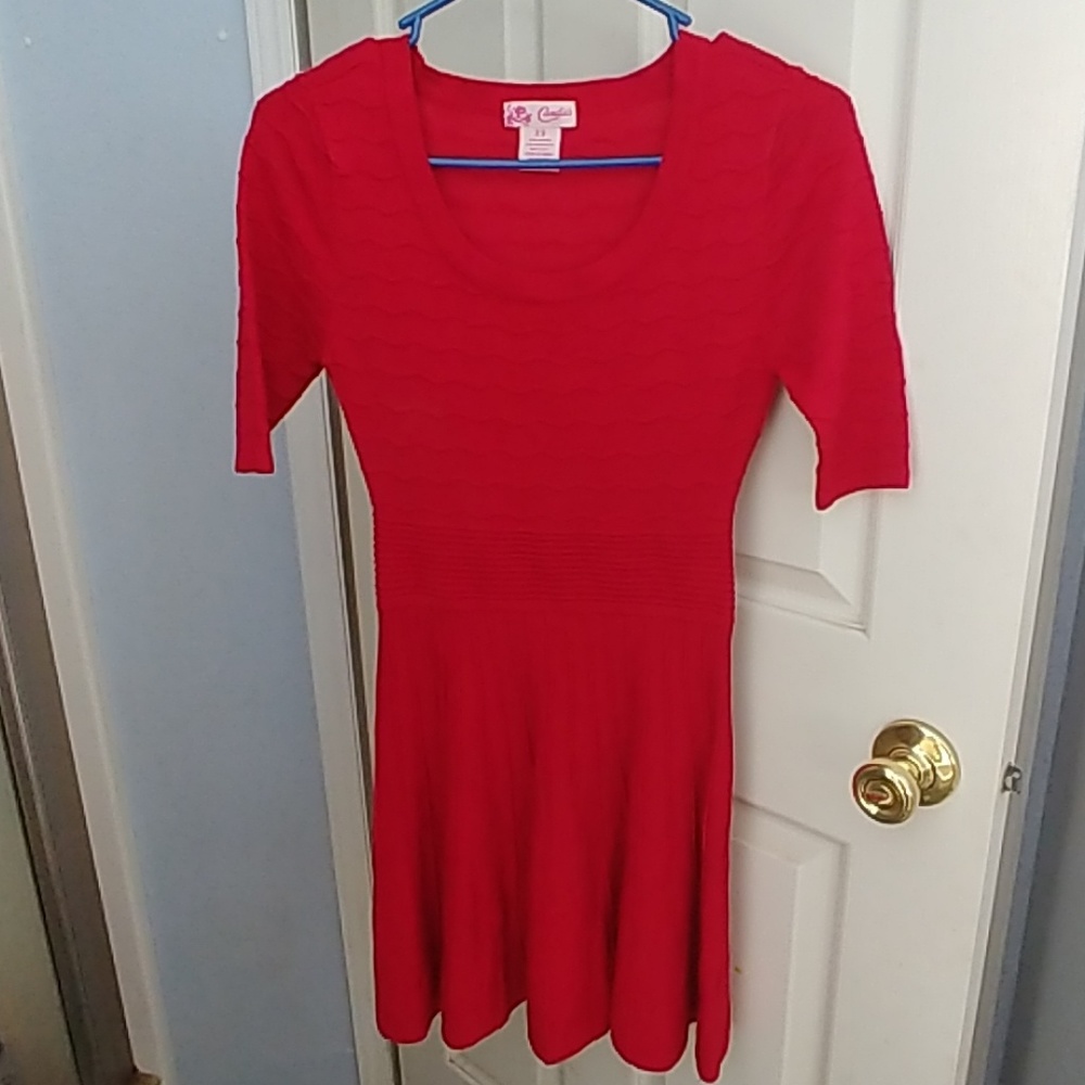 Candies deep red dress
